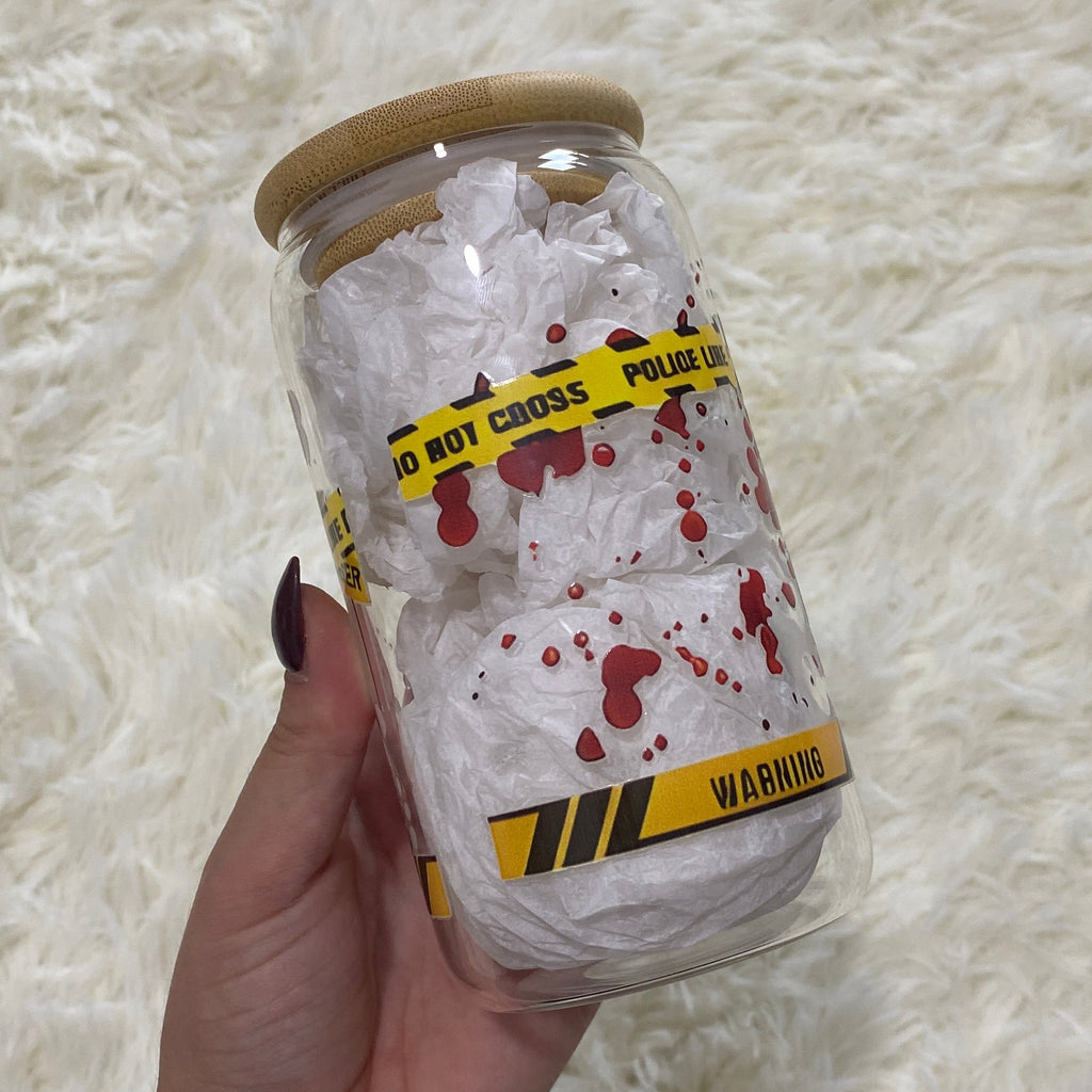 Don’t Mess With A Woman Who Knows How To Stage A Crime Scene Tumbler