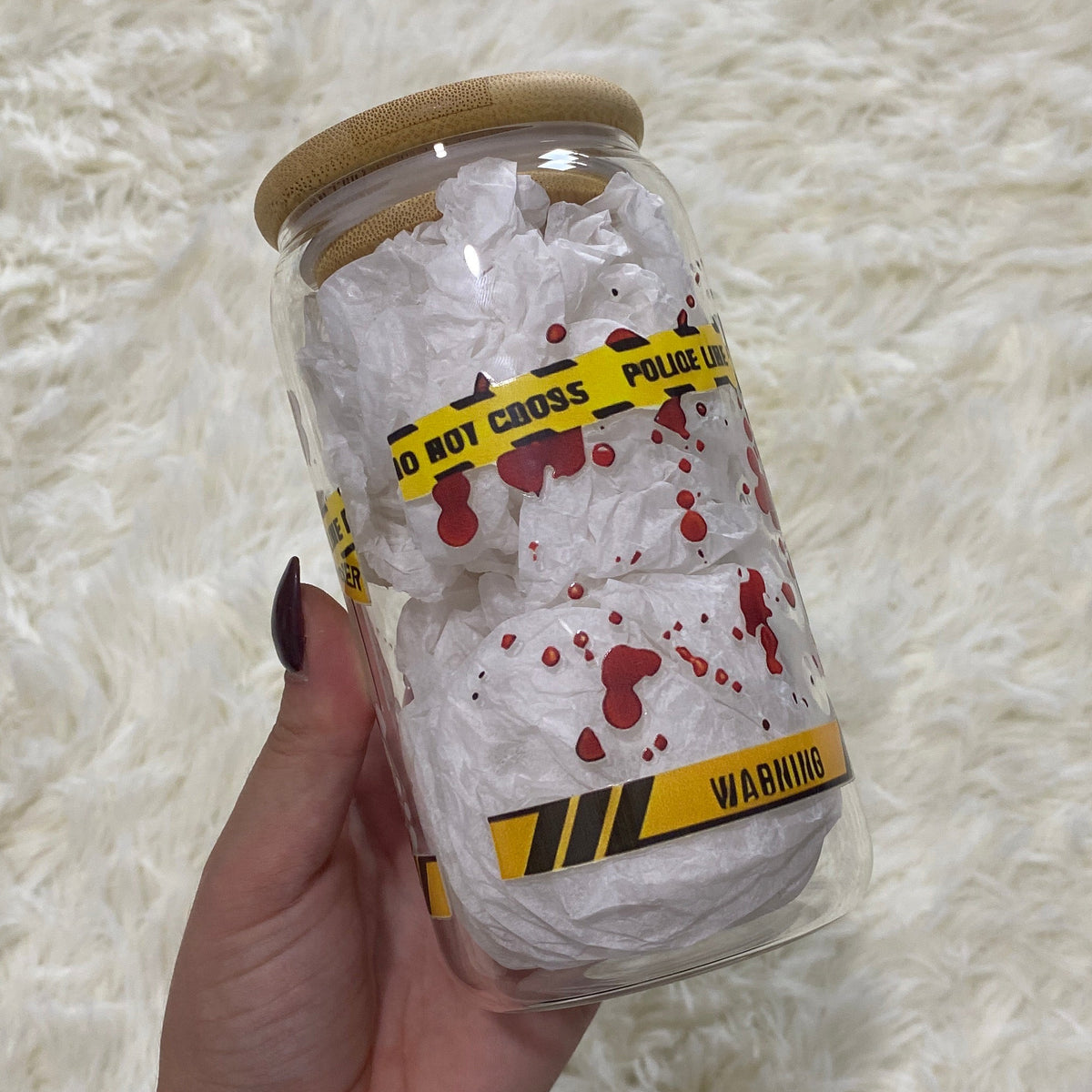 Don’t Mess With A Woman Who Knows How To Stage A Crime Scene Tumbler