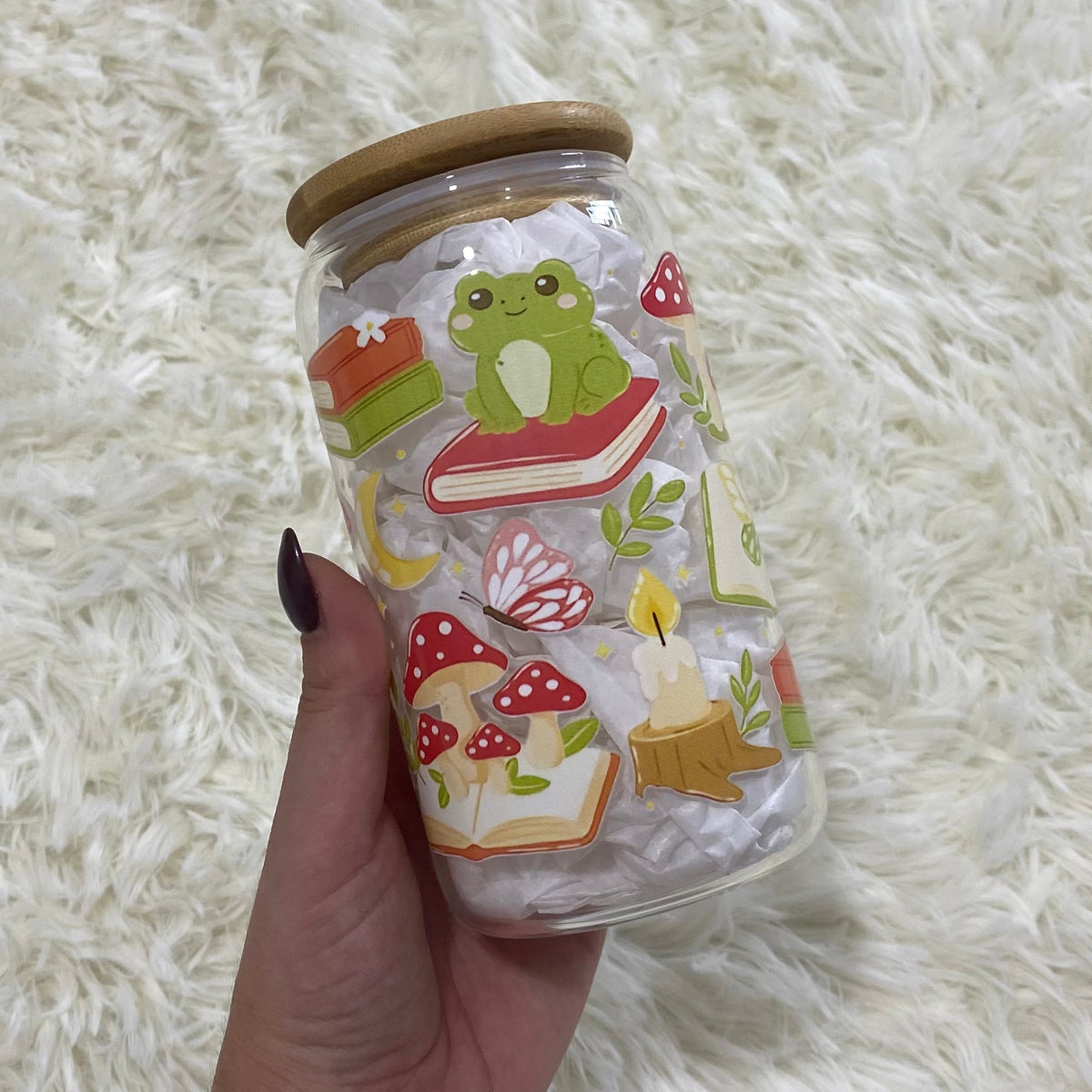 Cottagecore Fantasy Reading Tumbler