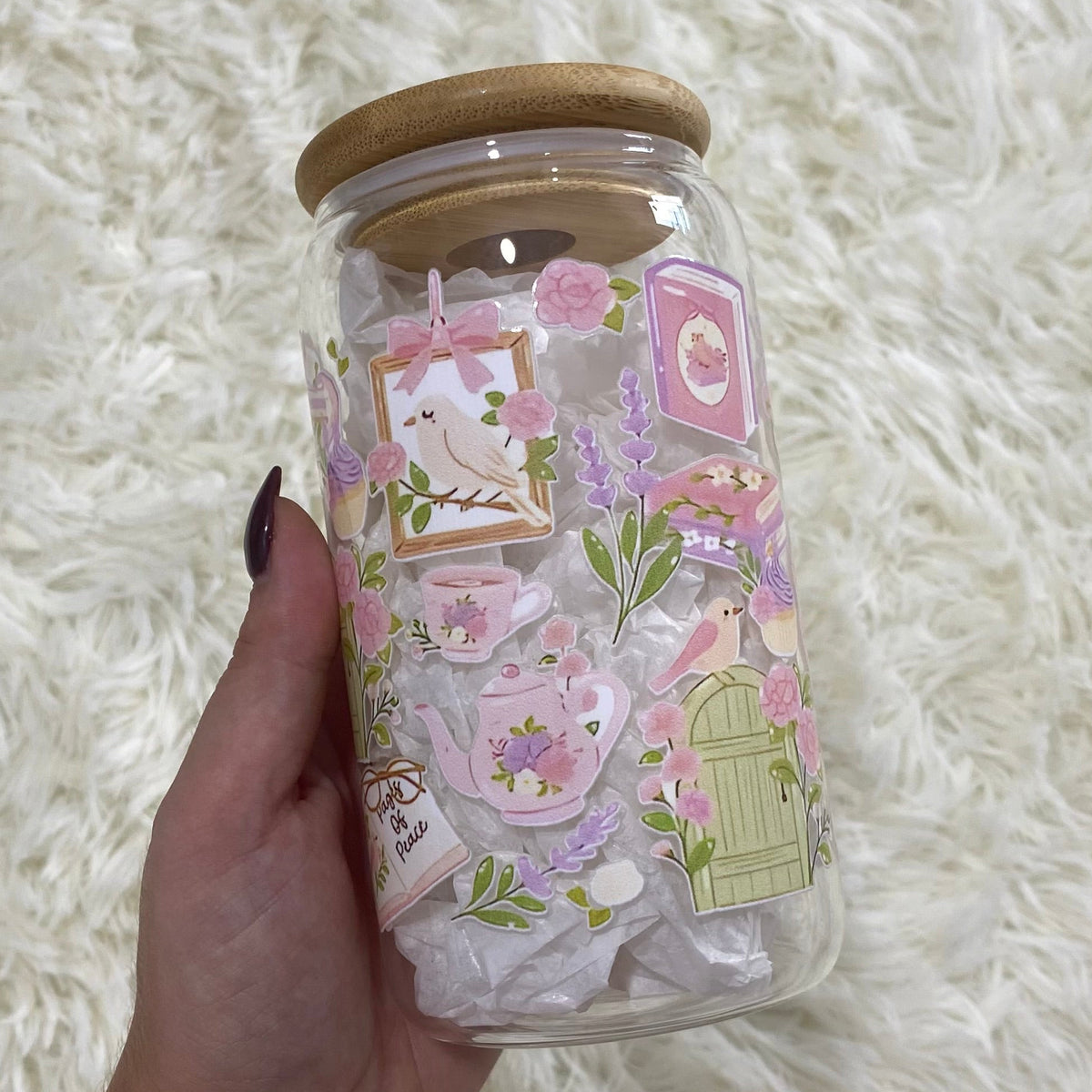 Cottagecore Reading Tumbler