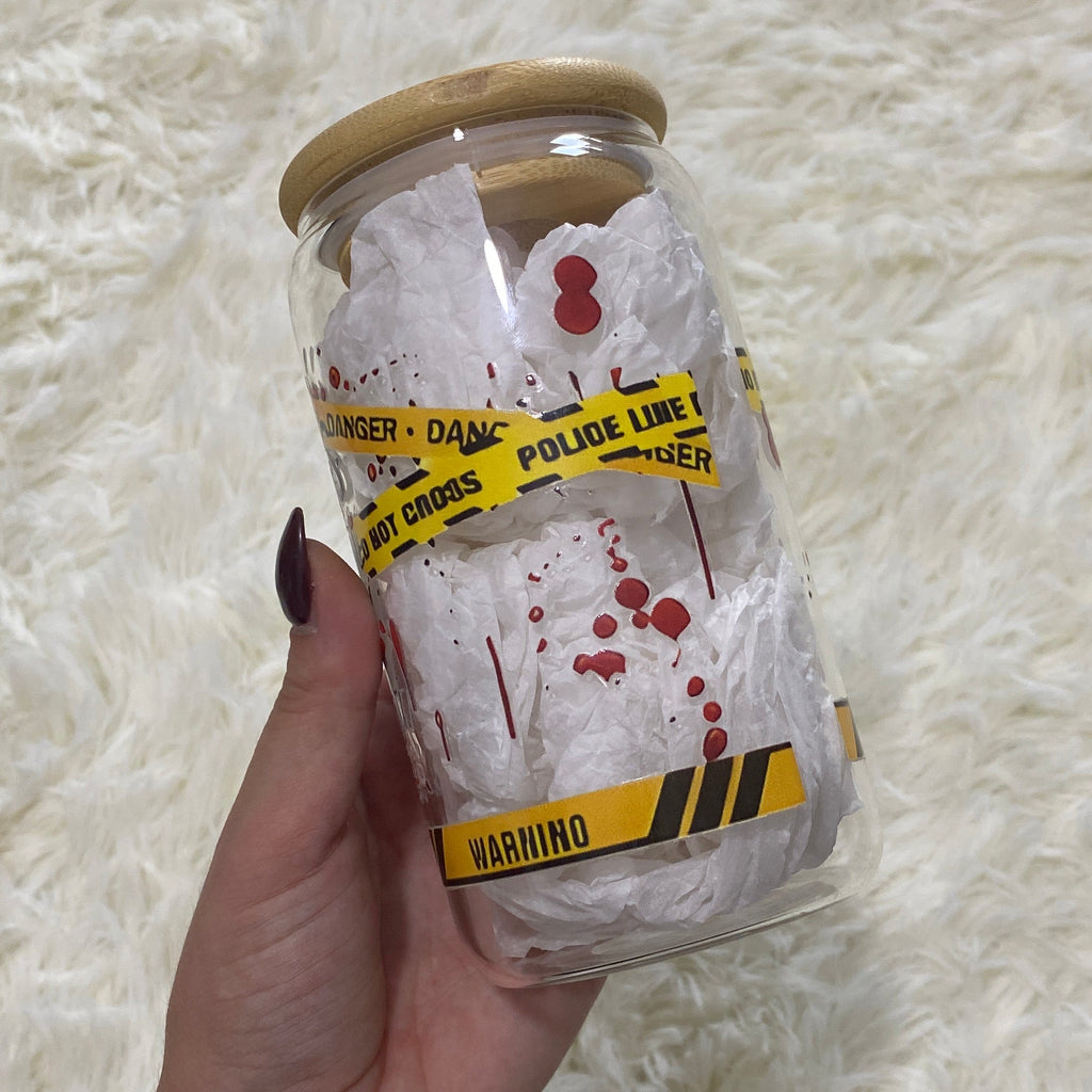 Don’t Mess With A Woman Who Knows How To Stage A Crime Scene Tumbler