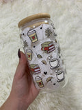 Books & Coffee Tumbler - Autumnal