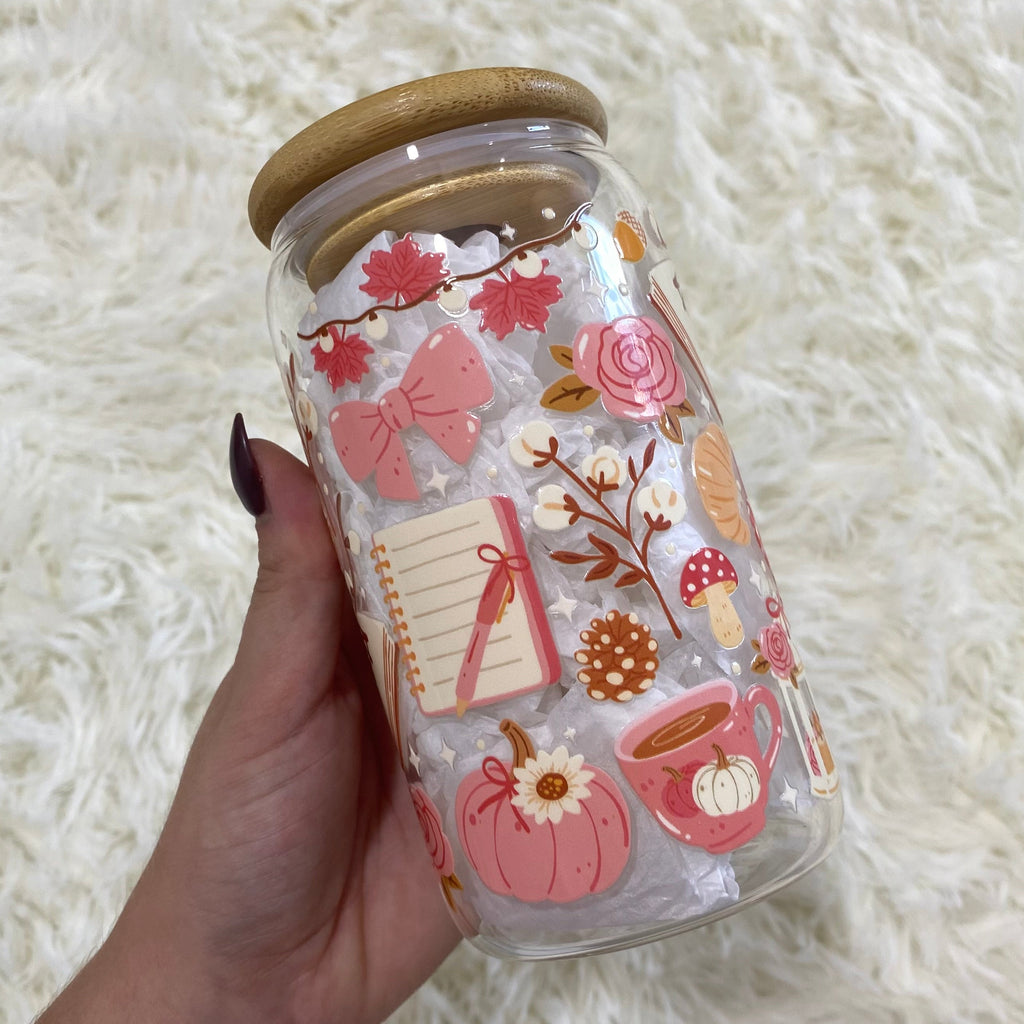 Cosy Autumn Reading Tumbler - Design B
