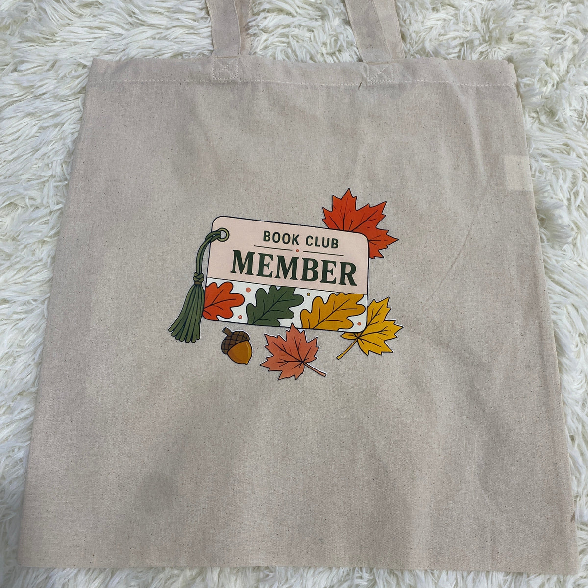 Autumn Book Club Member Tote Bag