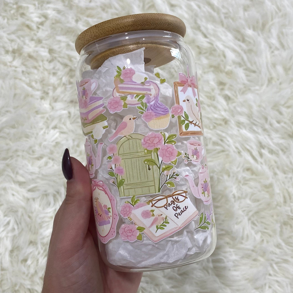 Cottagecore Reading Tumbler