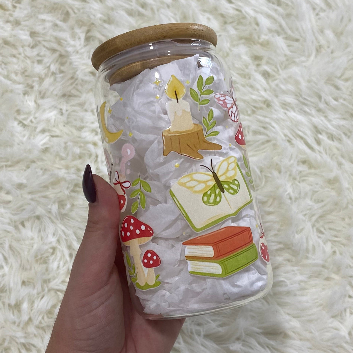 Cottagecore Fantasy Reading Tumbler
