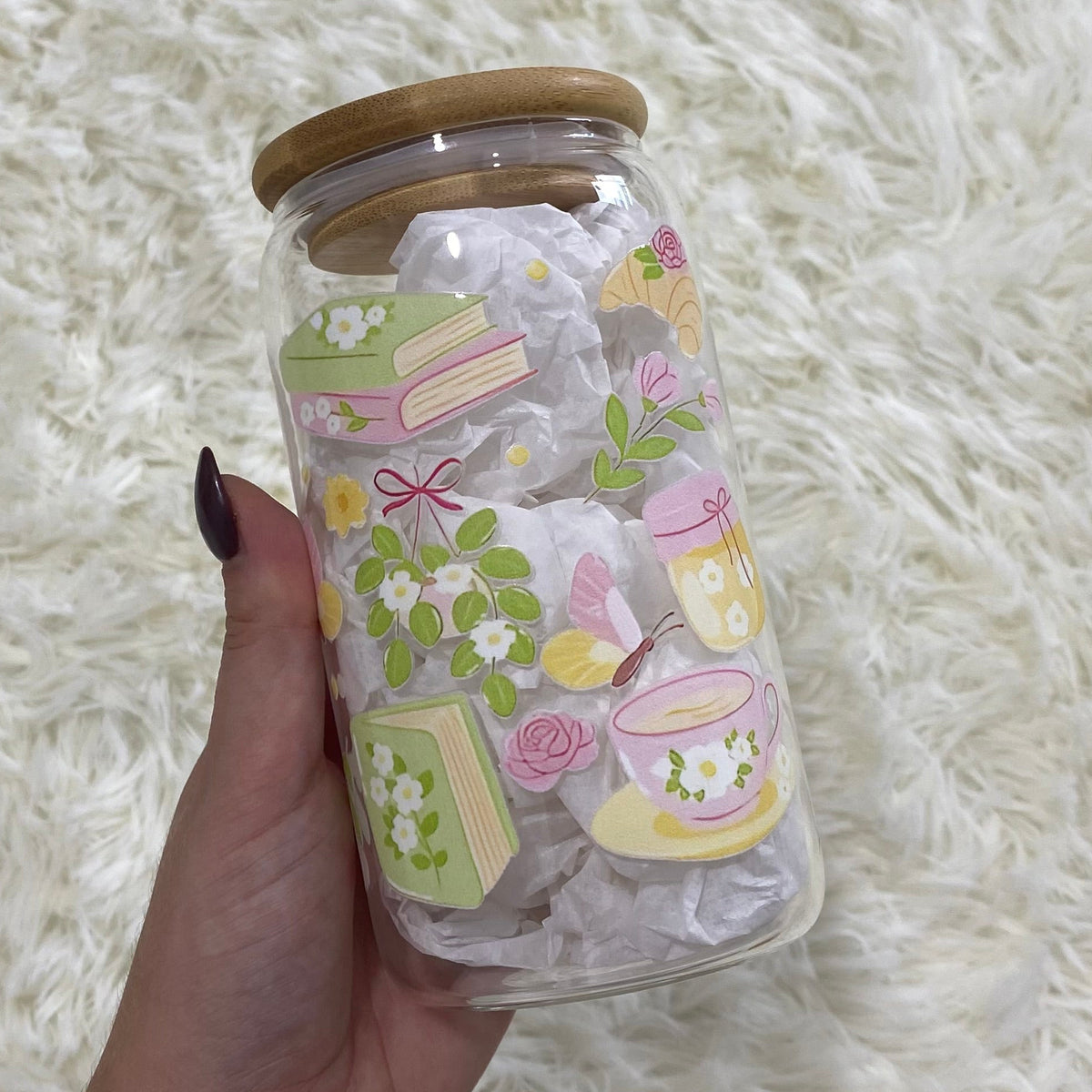 Cottagecore Breakfast Reading Tumbler