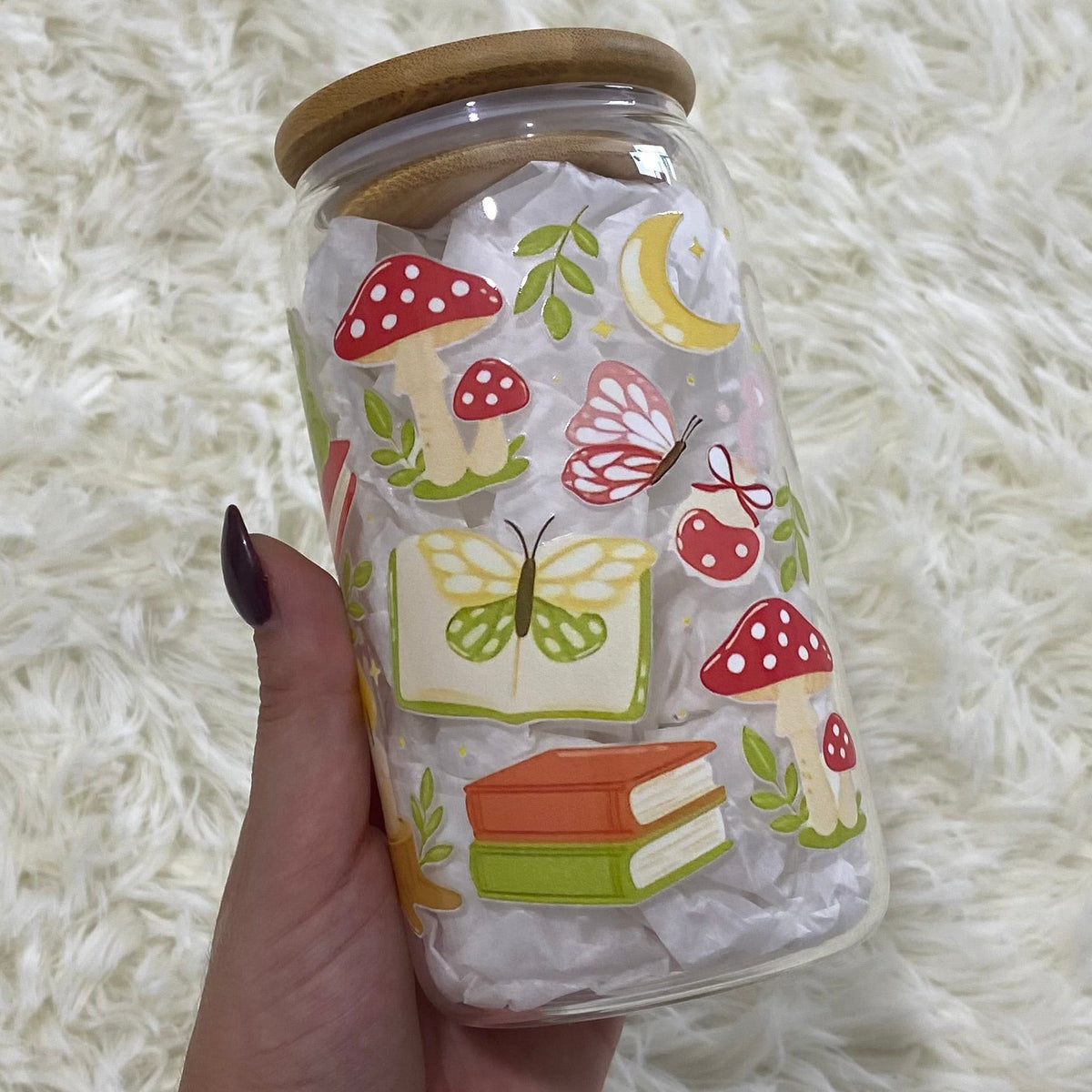 Cottagecore Fantasy Reading Tumbler