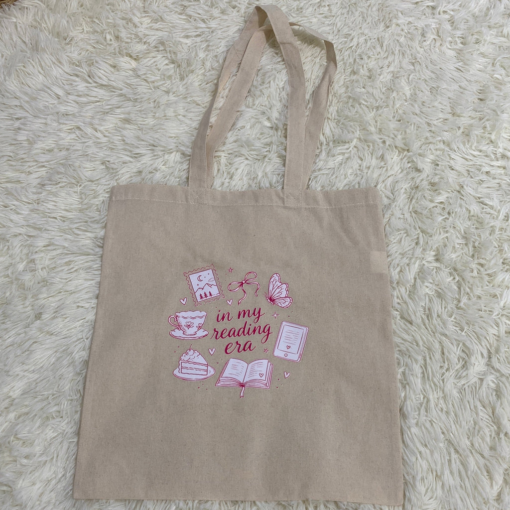 Pink “In My Reading Era” Tote Bag