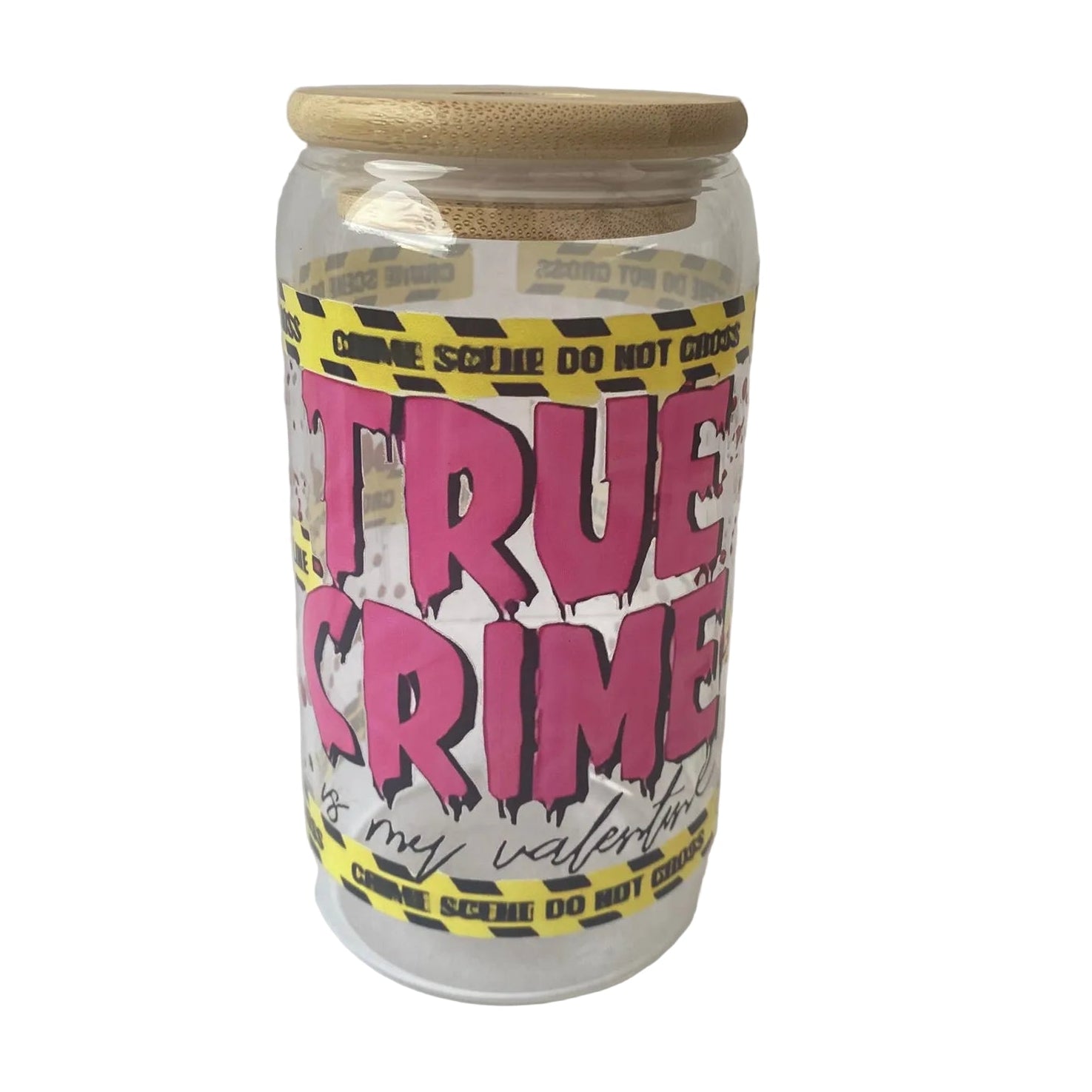 True Crime Glass Tumbler