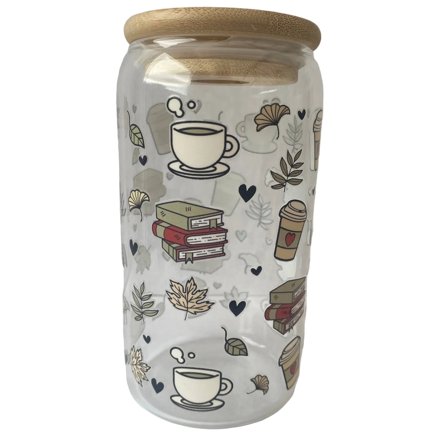 Books & Coffee Tumbler - Autumnal